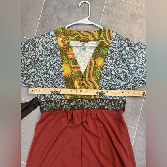 Matilda Jane You & Me Dress Oh Liza Boho Women’s size Medium Tie back - Picture 6 of 7